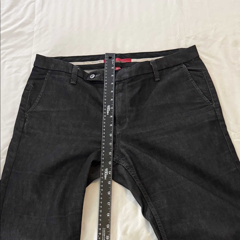 Banana Republic Bootcut Denim Jeans Dark Wash Normcore Hipster Preppy - Size 14R - Picture 9 of 13